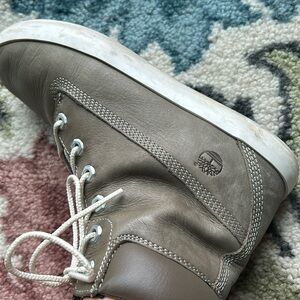 Timberline high top lace up sneakers/booties